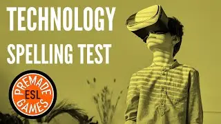 Technology Items Spelling Test | Learn English | ESL Tech Products