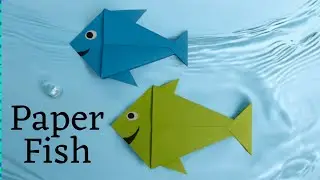 Paper Fish || How to make Origami Paper Fish