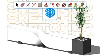 How to Design a Parametric Urban Bench in SketchUp | Full Tutorial