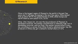 Global Plywood market will reach 82.2 billion US$ by the end of 2025