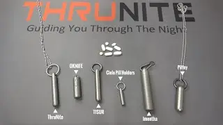NEW Thrunite Titanium EDC Capsule Container Comparison (Carry Your Small Stuff In Style)