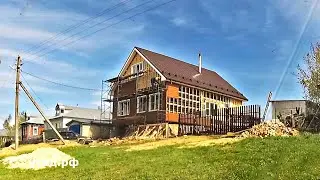 Какие дома делают из деревенских избушек / Весенние хлопоты /Почта и магазин