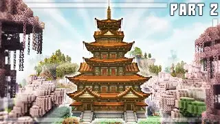 Minecraft: How To Build the Ultimate Japanese Temple - Tutorial [Part 2/6]