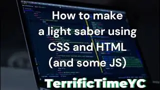 Light saber with CSS