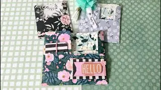 Two EASY Pocket Ideas | NO Measuring Req'd | Any Size, Use Your Paper Stash