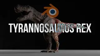 Blender | Tyrannosaurus Rex Muscle Simulation Teaser