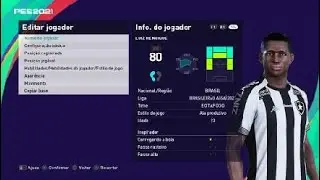 EDIT FACE LUIZ HENRIQUE PES 21