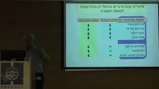 פרופ' תמיר בן חור I ירידה קוגניטיבית בזקנה I כנס לרבני קהילות וישובים-אתגרים והזדמנויות בזקנה בקהילה