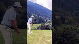 3 iron tee shot ⛳️#golfshorts #golf #theartofsimplegolf
