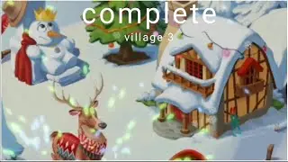 Complete village 3 snowy alps || coin master || new episode #4