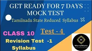 Class 10 Maths Algebra sample question paper MOCK TEST  4 #algebra_practice_questions_forXth #marvel