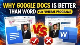 Why Google Docs Is Better Than Word For Funeral Programs?