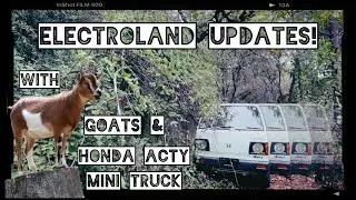 ElectroLand Updates - Building Moto Trails with Honda ACTY Mini Truck!