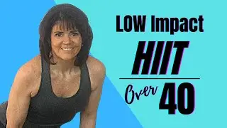 30 min💥HIIT💥LOW Impact CARDIO Workout with Dumbbells for Women over 40