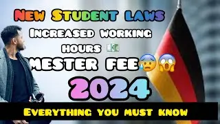 New Student Laws in 2024 to earn more 🇩🇪 | New rules 👩‍🎓👨‍🎓 | New Part Time Opportunities