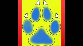 Creative Paw Print art pieces #artwork #furry