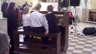 Георгий, Олег и Анастасия Шушко (орган). Гендель. Фанфары