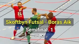 Skoftbyn Futsal vs Borås AIK Semifinal! ⚽️ #futsal #goals #highlights #topleague #sweden