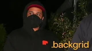 'Starboy' The Weeknd Spotted Leaving Giorgio Baldi in Santa Monica