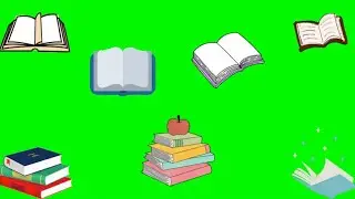 Book Green Screen Animation