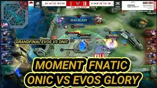 MOMENT GRANDFINAL FNATIC ONIC VS EVOS GLORY MPL ID S13 #mobilelegends