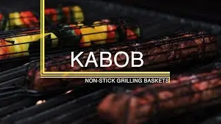 Non-Stick Kabob Grilling Baskets