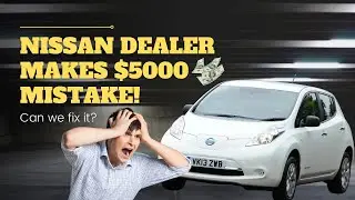 Nissan wanted $5000 to fix this Leaf. We fix it for under $1000 😠