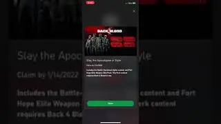 How To Get The Back 4 Blood Battle Harden Bundle For Free.