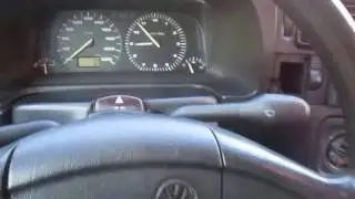 Как заменить лампочки подсветки приборной панелиVW GOLF III