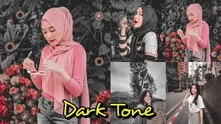 Cara Edit Foto ala Selebgram || Lightroom Mobile Tone Dark || Free Preset Download