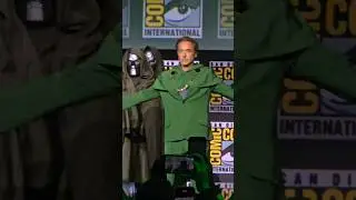 Surprise reveal of Robert Downey Jr as Doctor Doom in the MCU #SDCC at San Diego Comic-Con
