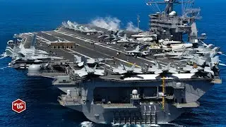 SCARY !!! Enemies Become Shy Seeing the Largest Aircraft Carrier in the World