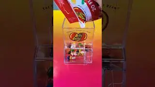 filling my candy jar asmr mini Jelly Belly beans