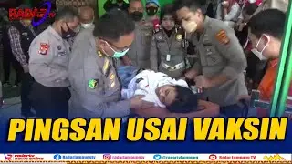 Siswi SMA Pingsan Usai Divaksin Karena Tak Sarapan