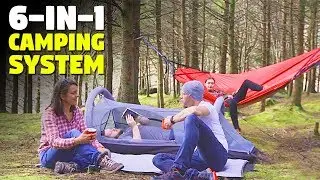 6-in-1 Multipurpose Camping Tent System!