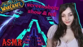 ASMR World of Warcraft favorite Screenshots show & tell ~ soft spoken & rain