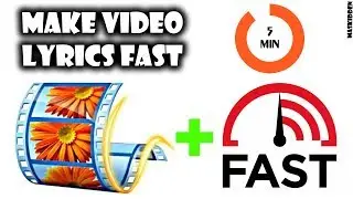 How to make a lyrics video for 5 minutes | The fastest way - 2019 (UHD)