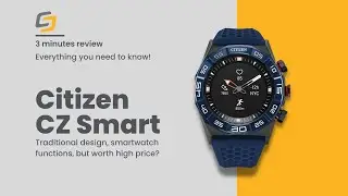 Citizen CZ Smart Hybrid Smartwatch 2022: Stylish traditional design with smartwatch functions.