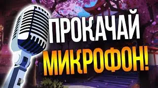КАК УЛУЧШИТЬ ЗВУК МИКРОФОНА?