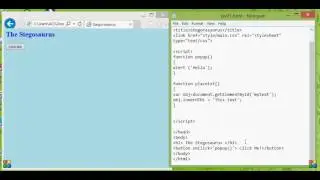 Change HTML on a page using JavaScript