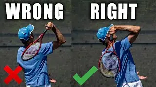How To IMPROVE Your Racket Drop Right Away! | Tennis Serve Lesson