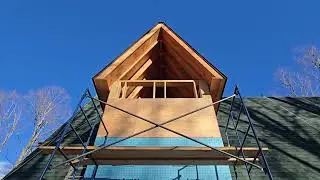 Catch-up video- the A-frame build continues! finishing up the 2nd dormer as the weather closes in.