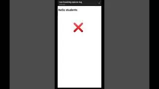 HTML nbsp tag 🔥| CS Coding Hub 