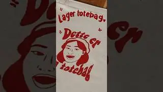 Sy og print egen totebag med meg✨ Hele videoen ute nå! #sewing #diy #cricut #totebag