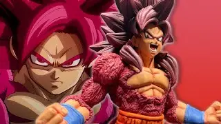 DAIMA Super Saiyan 4 Goku! Kitbashing Dragon Ball Figures to make this CUSTOM figure!