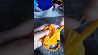 уроки вязания крючком котика часть 2