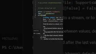 How to join list element in python? 