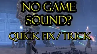 SWTOR - How to Fix Muted Sound