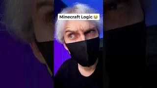 Minecraft logic be like… #shorts