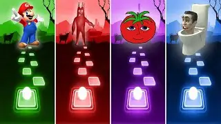 Super Mario Bros Garten of Banban, Mr Tomatos, Skibidi Toilet, Tiles Hop EMD Rush